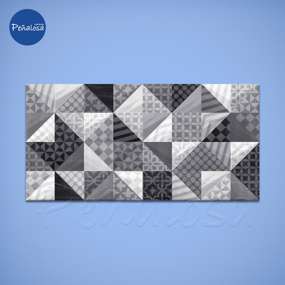 BASE DECORADA ALTADENA NEGRO 30X60