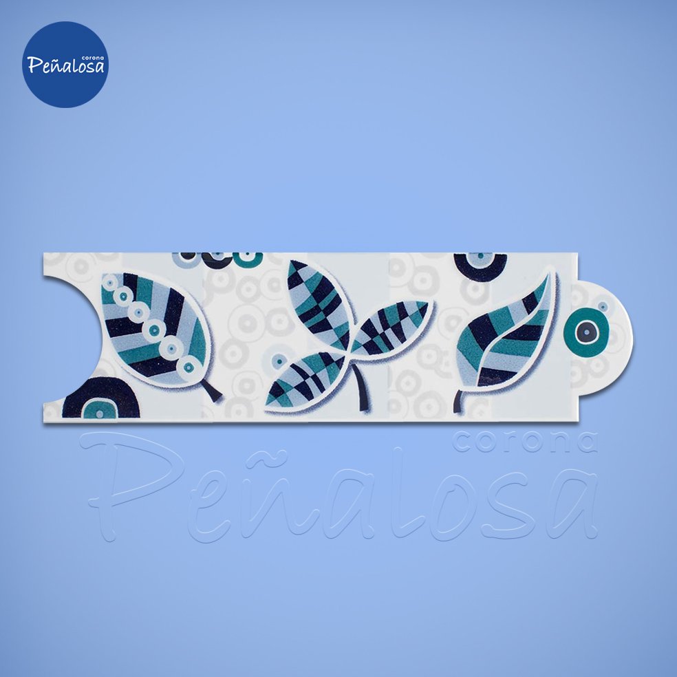 Corona En Cucuta LISTELLO MACARENA AZUL 8X25