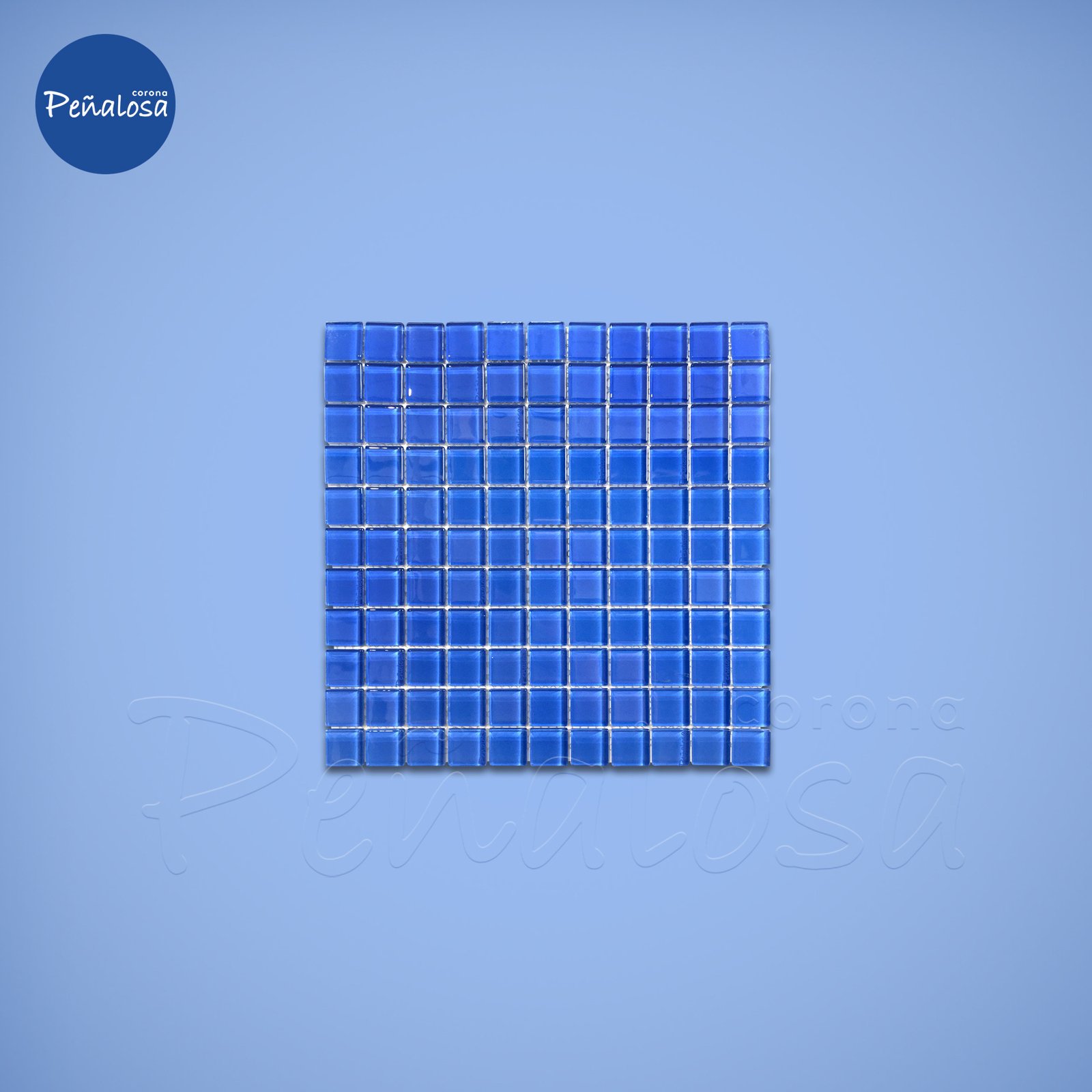 Corona En Cucuta MOSAICO CRISTAL AZUL 30X30