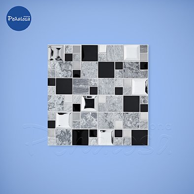 Corona En Cucuta MOSAICO ANTARTICO GRIS 30X30