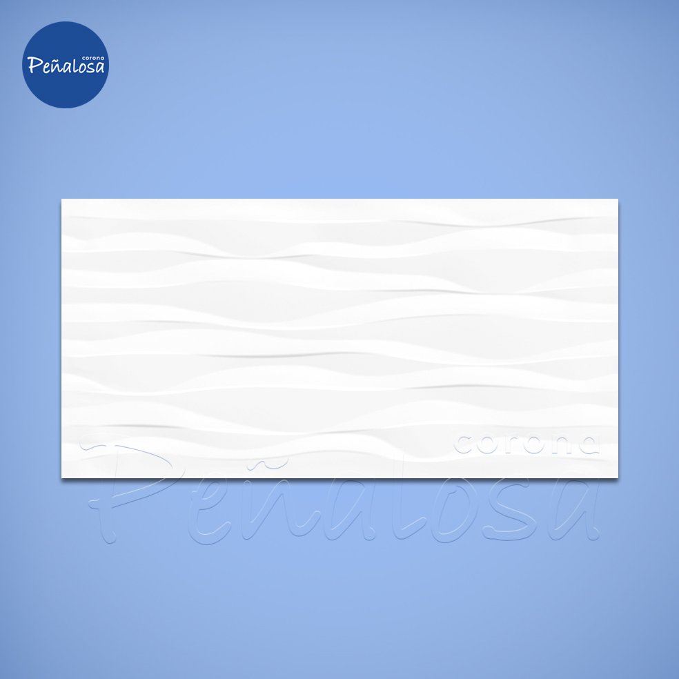 Corona En Cucuta PARED ESTONIA BLANCO ESTRUCTURADA 30X60
