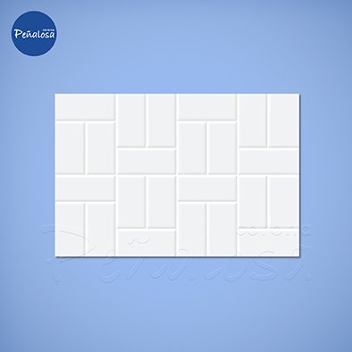 Corona En Cucuta PARED CASTELLANA BLANCO ESTRUCTURADA 30X45