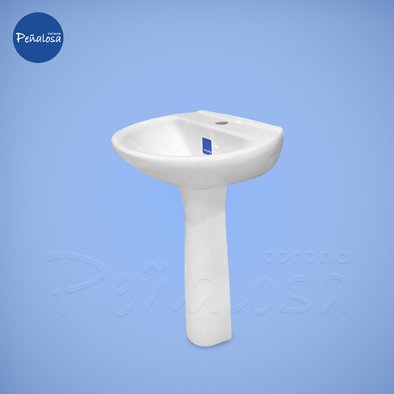 Corona En Cucuta MILANO LAVAMANOS PEDESTAL BLANCO