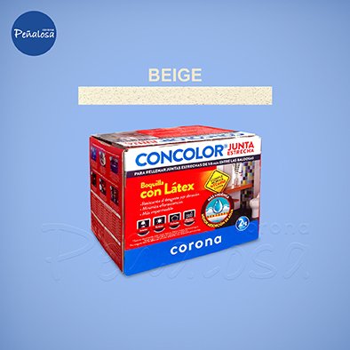 Corona En Cucuta CONCOLOR LATEX BEIGE 2KG