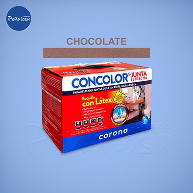 Corona En Cucuta CONCOLOR LATEX CHOCOLATE 5KG