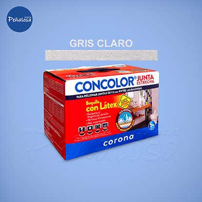 Corona En Cucuta CONCOLOR LATEX GRIS CLARO 5KG
