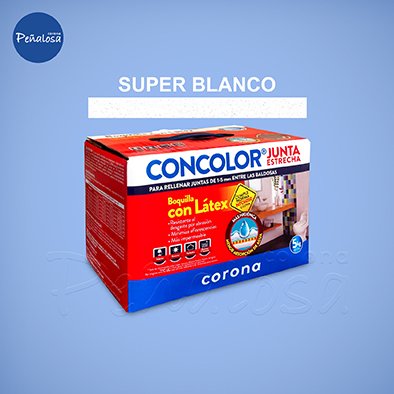 Corona En Cucuta CONCOLOR LATEX SUPER BLANCO 5KG