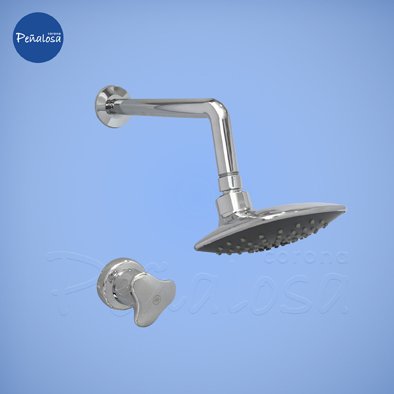 Corona En Cucuta GRIFERIA DUCHA SENCILLA ALUVIA CROMO TRICETA