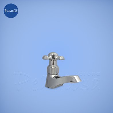 Corona En Cucuta GRIFERIA LAVAMANOS SENCILLA BALTA CROMO CRUCETA (CON DESAGUE Y SIFON)