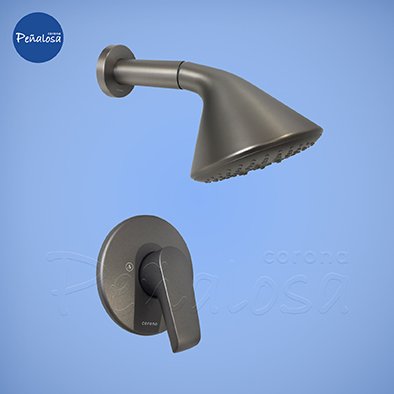 Corona En Cucuta GRIFERIA DUCHA MONOCONTROL CASCADE TITANIO
