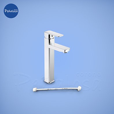 Corona En Cucuta GRIFERIA LAVAMANOS MONOCONTROL ALTA CUSCO CROMO (CON MANGUERA)