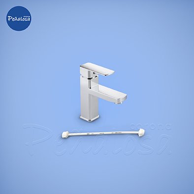 Corona En Cucuta GRIFERIA LAVAMANOS MONOCONTROL MEDIA CUSCO CROMO (CON MANGUERA)