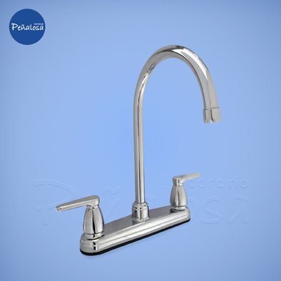 Corona En Cucuta GRIFERIA LAVAPLATOS MEZCLADOR NOGAL CROMO (CON CANASTILLA, SIFON Y MANGUERAS)