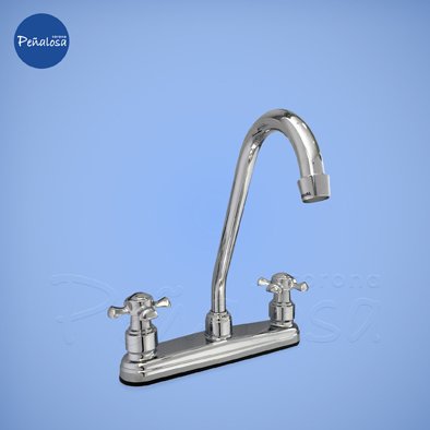 Corona En Cucuta GRIFERIA LAVAPLATOS MEZCLADOR BALTA CROMO CRUCETA (CON CANASTILLA, SIFON Y MANGUERAS)