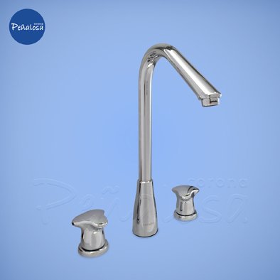 Corona En Cucuta GRIFERIA LAVAPLATOS MEZCLADOR ALUVIA CROMO TRICETA (CON CANASTILLA, SIFON Y MANGUERAS)