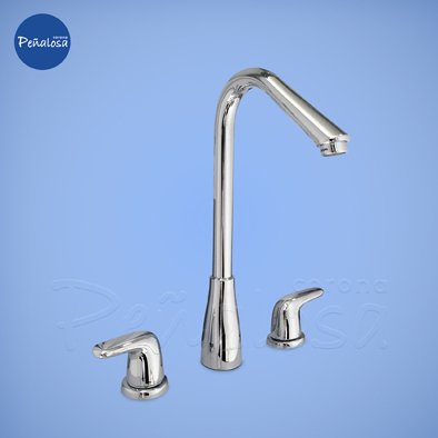 Corona En Cucuta GRIFERIA LAVAPLATOS MEZCLADOR ALUVIA CROMO PALANCA (CON CANASTILLA, SIFON Y MANGUERAS)