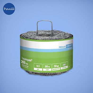 Corona En Cucuta ALAMBRE DE PUAS TRAGALEGUAS CAL 14.5 X 200 MTS