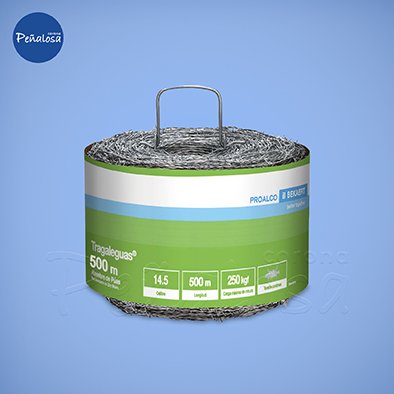 Corona En Cucuta ALAMBRE DE PUAS TRAGALEGUAS CAL 14.5 X 500 MTS