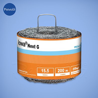 Corona En Cucuta ALAMBRE DE PUAS IOWA NEXT CAL 15.5 X 200 MTS