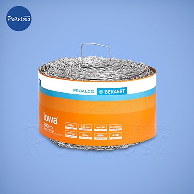 Corona En Cucuta ALAMBRE DE PUAS IOWA CAL 14 X 500 MTS