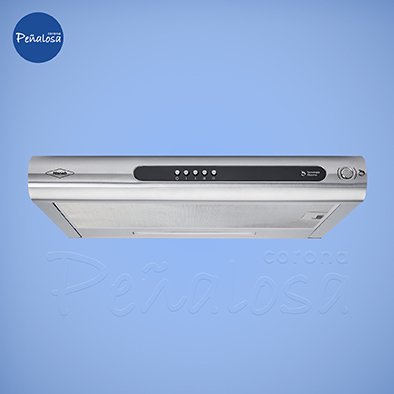 Corona En Cucuta CAMPANA TOFU INOXIDABLE NEGRA 60CM 3 VELOCIDADES