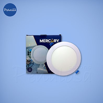 Corona En Cucuta PANEL LED INCRUSTAR REDONDO 12W (6 Plg. - 6500K) LUZ BLANCA MERCURY
