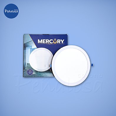 Corona En Cucuta PANEL LED INCRUSTAR REDONDO 24W (10 Plg. - 6500K)  LUZ BLANCA MERCURY