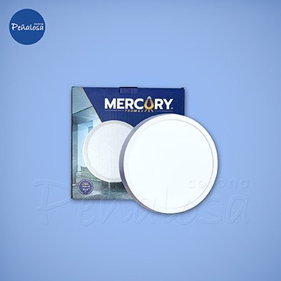 Corona En Cucuta PANEL LED SOBREPONER REDONDO 24W (10 Plg. - 6500K) LUZ BLANCA MERCURY