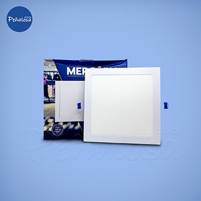 Corona En Cucuta PANEL LED INCRUSTAR CUADRADO 18W (8 Plg.- 6500K) LUZ BLANCA MERCURY