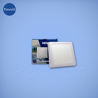 Corona En Cucuta PANEL LED SOBREPONER CUADRADO 12W (6 Plg. - 6500K) LUZ BLANCA MERCURY