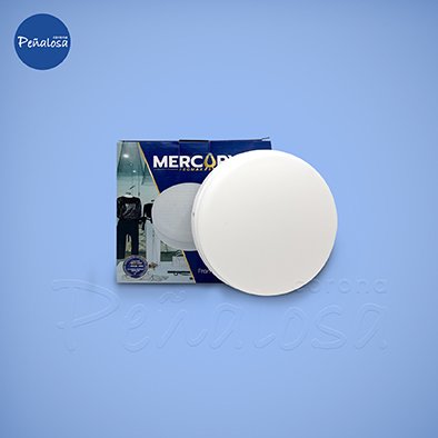 Corona En Cucuta PANEL LED FRAMELESS SOBREPONER REDONDO 18W (12.7CM - 6500K) LUZ BLANCA MERCURY