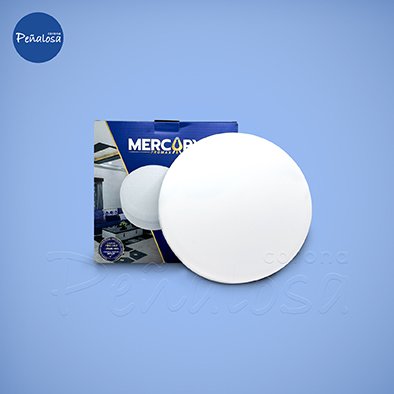 Corona En Cucuta PANEL LED FRAMELESS SOBREPONER REDONDO 36W (22CM - 6500K) LUZ BLANCA MERCURY