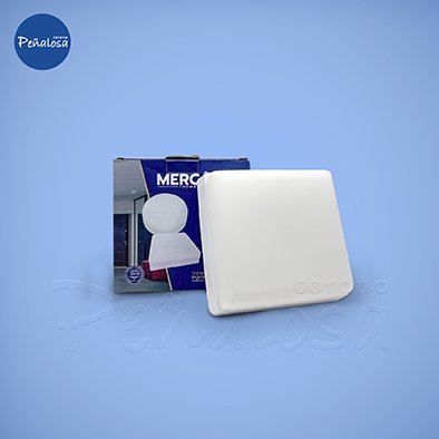 Corona En Cucuta PANEL LED FRAMELESS SOBREPONER CUADRADO 18W (12CM - 6500K) LUZ BLANCA MERCURY
