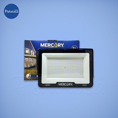 Corona En Cucuta REFLECTOR LED TIPO TABLETA 100W (6500K) LUZ BLANCA MERCURY