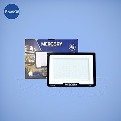 Corona En Cucuta REFLECTOR LED TIPO TABLETA 200W (6500K) LUZ BLANCA MERCURY