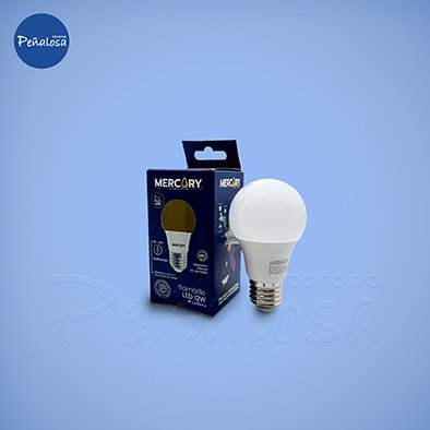 Corona En Cucuta BOMBILLO LED 12W (E27 - 6500K) LUZ BLANCA MERCURY