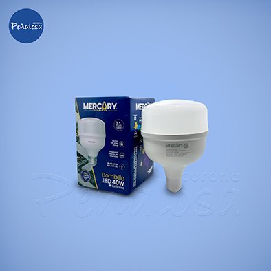 Corona En Cucuta BOMBILLO LED ALTA POTENCIA 40W (E27 6500K) LUZ BLANCA MERCURY