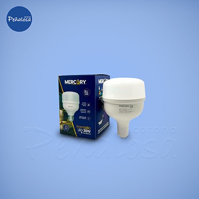 Corona En Cucuta BOMBILLO LED ALTA POTENCIA 30W (E27 6500K) LUZ BLANCA MERCURY