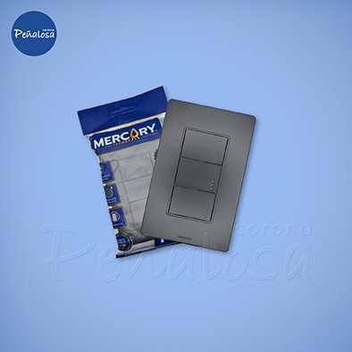 Corona En Cucuta INTERRUPTOR TRIPLE LINEA PLUS SILVER MERCURY