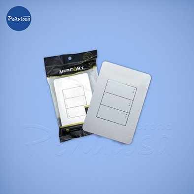 Corona En Cucuta INTERRUPTOR TRIPLE BIANCO CAPRI MERCURY