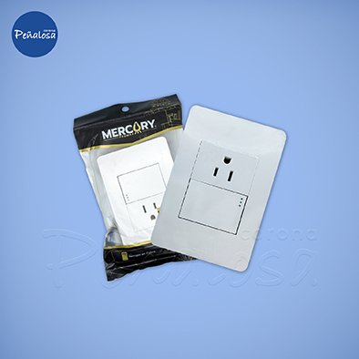 Corona En Cucuta TOMA + INTERRUPTOR BIANCO CAPRI MERCURY