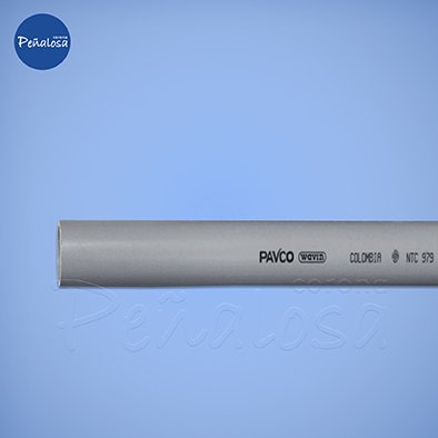 TUBO CONDUIT LISO GRIS SCH40 3M 2