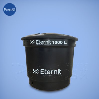 Corona En Cucuta TANQUE ETERNIT 1000 LITROS NEGRO CON TAPA Y CONEXIONES