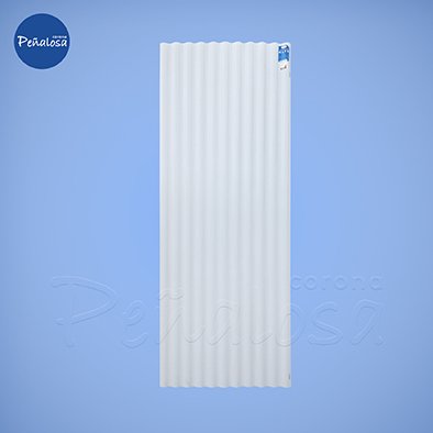 Corona En Cucuta TEJA TRANSLUCIDA POLICARBONATO #10 (3.05MT) MARFIL TIPO ZINC AJOVER