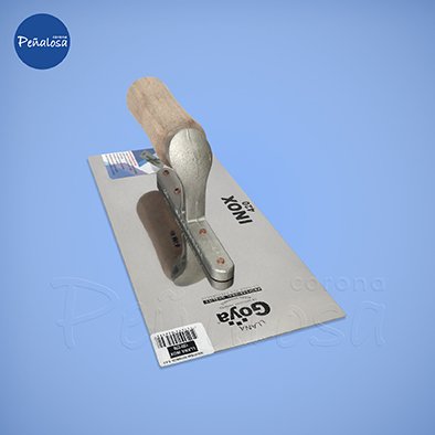 Corona En Cucuta LLANA LISA ACERO INOXIDABLE MANGO MADERA GOYA