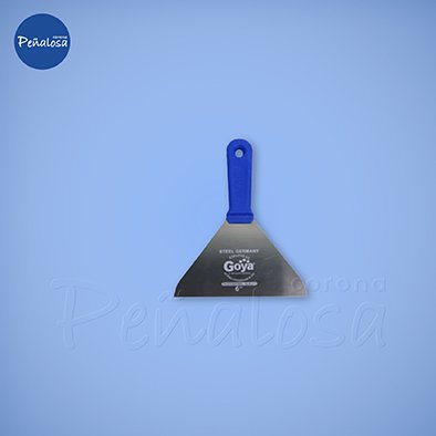 Corona En Cucuta ESPATULA PROFESIONAL INOXIDABLE CABO PLASTICO AZUL 6