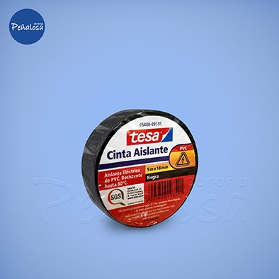 Corona En Cucuta CINTA AISLANTE NEGRA (5488) 3/4(18MM) X 5 METRO