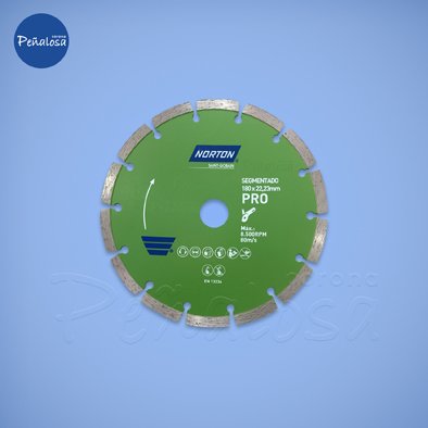 Corona En Cucuta DISCO SEGMENTADO CORTE CONCRETO NORTON PRO 7”