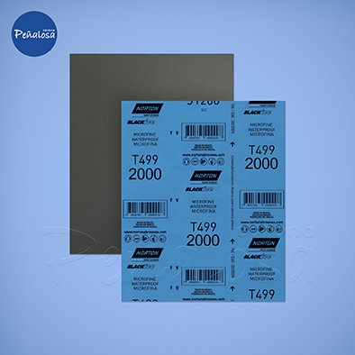 Corona En Cucuta LIJA DE AGUA MICROFINA NORTON No 2000