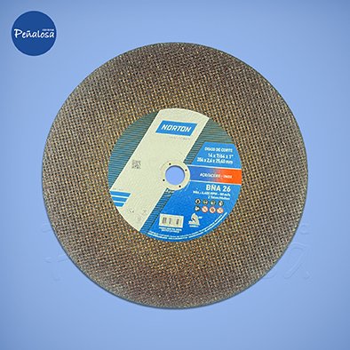 Corona En Cucuta DISCO CORTE METAL TRONZADORA NORTON BNA 14